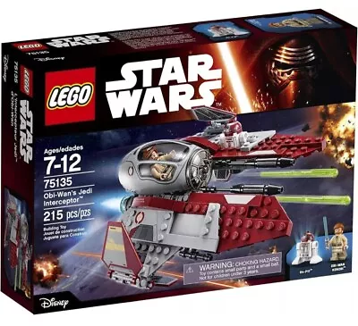 Buy LEGO Star Wars Obi-Wan's Jedi Interceptor (75135) BRAND NEW & ORIGINAL PACKAGING  • 143.88£