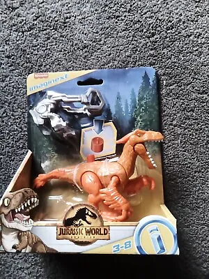 Buy Fisher Price Imaginext Jurassic World Pyroraptor With Removeable Harness Trap S3 • 11£