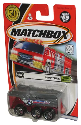 Buy Matchbox Rescue Rookies (2001) Red Demolition Dump Truck #55/75 • 10.85£