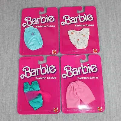 Buy Vintage 1980s BARBIE MATTEL Doll Superstar Fashion Extras New Card Clothes Set A • 37.41£