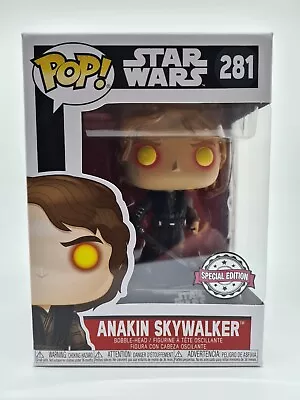 Buy Star Wars Anakin Skywalker Special Edition Official Funko Pop #281 W Protector  • 35£