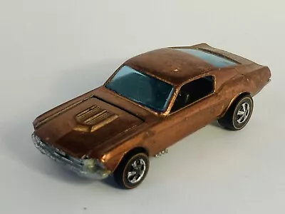 Buy HOT WHEELS Redlines : Custom Mustang - Copper - EX Original Vintage 1967 (refG3) • 75£