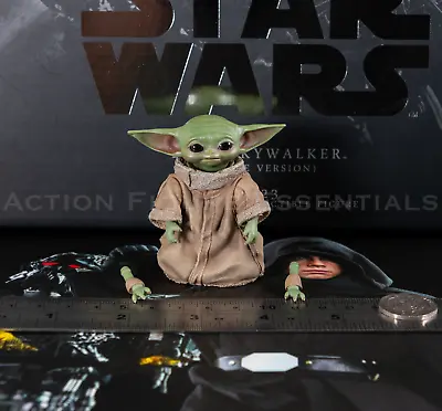 Buy Hot Toys Luke Skywalker Grogu 1/6 DX23 Star Wars The Mandalorian Baby Yoda 22 • 73.50£
