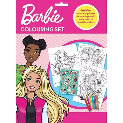 Buy Barbie Colouring Set • 2.99£