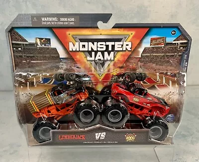 Buy Monster Jam Lumberjack Vs Axe Fire Truck 1:64 Trucks New Sealed Spinmaster • 22.95£