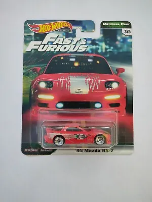 Buy Hot Wheels '95 Mazda RX-7 Fast & Furious 3/5 Original Fast Premium Real Riders • 34.99£
