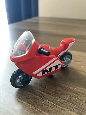 Buy Red NT Playmobil Motorbike  • 5£