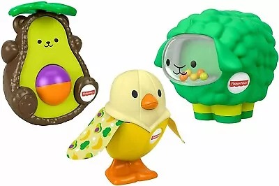 Buy Fisher-Price Food-Animals Gift Set 3 Take-Along Toys For Babies Ages 6 Months • 9.99£