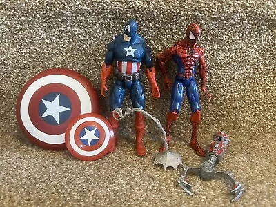 Buy Marvel Universe Infinite Legends Captain America Shield Spider-Man Action Figure • 12£