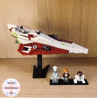 Buy Display Stand & Minifigure Holder For LEGO Star Wars Obi-Wans Starfighter 75333 • 6.99£
