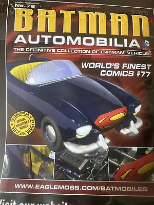Buy Batman Automobilia Eaglemoss Issue #72 Man Of Steel’s Wheels Car #77  Diecast • 9.99£