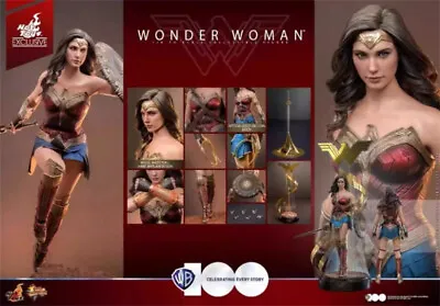 Buy In Stock Hot Toys HT MMS698 WONDER WOMAN WB100 EXCLUSIVE Ver. 1/6 Action Figure • 1,528.80£