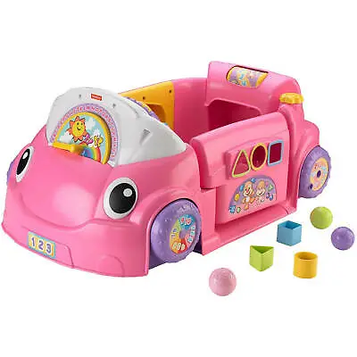 Buy Fisher-Price Laugh & Learn Smart Stages Crawl Around Car PINK • 129.99£