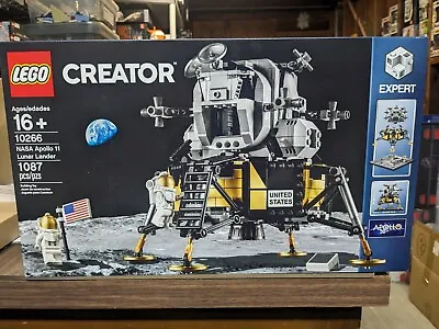 Buy LEGO Creator NASA Apollo 11 Lunar Lander #10266 SHIP FAST FREE • 146.03£