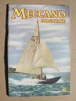 Buy 1953 MECCANO MAGAZINE May Snaefell Wheel Laxey Isle Of Man Cyril Washbrook Crick • 8£