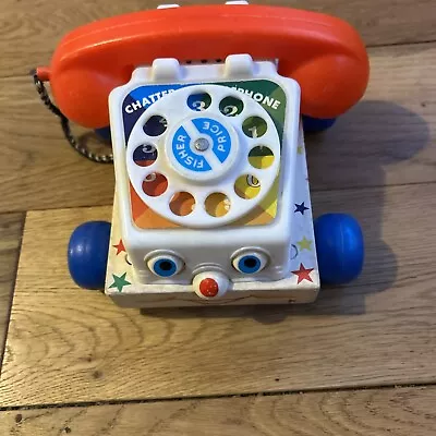 Buy Retro Vintage Fisher Price 747 Chatter Telephone (1970s 1960s  Toy Phone 1961) • 11£