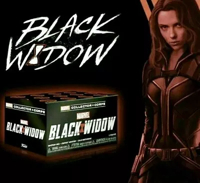 Buy Funko Pop Marvel Collector Corps Black Widow Box - Med T-Shirt + Protectors • 70£