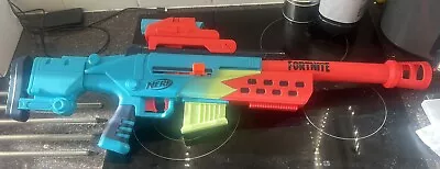 Buy Nerf Fortnite Storm Scout Blaster, Nerf Scope, 6-Dart Clip • 15£