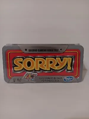 Buy SORRY! Board Game By Hasbro In Portable Case Travel Road Trip Full Game Play New • 12.29£