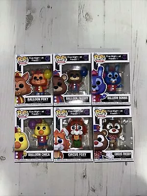 Buy Funko Pop! Five Nights At Freddy's ALL 6 Circus And Balloon Figures New • 90£