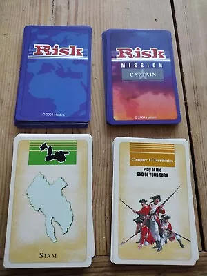 Buy FULL SET Of Risk Game TERRITORY & MISSION Cards Hasbro • 5.99£