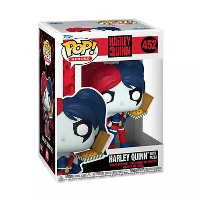 Buy Funko Pop! Heroes: DC - Harley Quinn With Pizza - Collectable Vinyl Figure - Gif • 16.54£