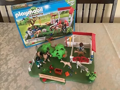 Buy Playmobil 6147 - County Horse & Stables Play Set With Figures - Boxed • 15£