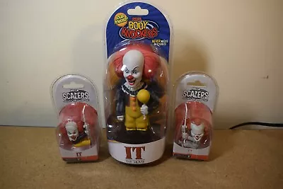 Buy Neca IT PENNYWISE Body Knocker & Scaler From 1990 Film & Scaler From 2017 Film • 25£