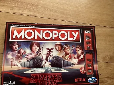 Buy Monopoly : Netflix Stranger Things Board Game By  Hasbro - Checked And Complete • 14.99£