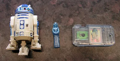 Buy R2-D2 + HOLOGRAPHIC LEIA + COMMTECH - HASBRO - STAR WARS POTF2 - Vintage 1999 • 14.49£