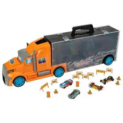Buy Hot Wheels Transporter 65 America Carry Case Truck With 6 Cars • 52.99£