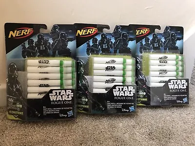 Buy NERF Dart Refill Glow Strike Star Wars Rogue One Glow In The Dark 42 Darts • 18£