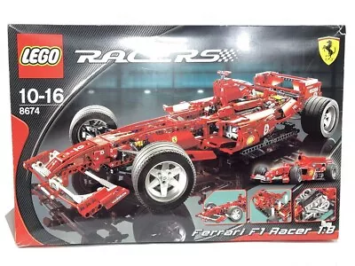 Buy LEGO Racers Ferrari F1 Racer 1:8 8674 In 2006 New Retired Unopened Inner Bags • 831.83£