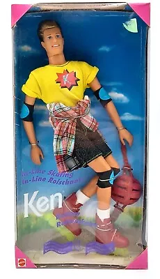 Buy 1995 Inline Skating Ken Barbie Doll With Roller Skates / Mattel 15474, NrfB • 61.79£
