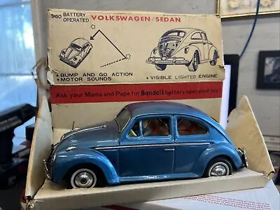 Buy Bandai Tin Toy Volkswagen 10” Bump And Go • 474.73£