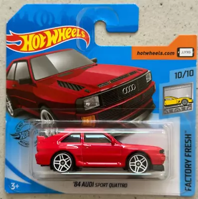 Buy 2020 Hot Wheels 84 AUDI SPORT QUATTRO Factory Fresh With Protector • 19.99£