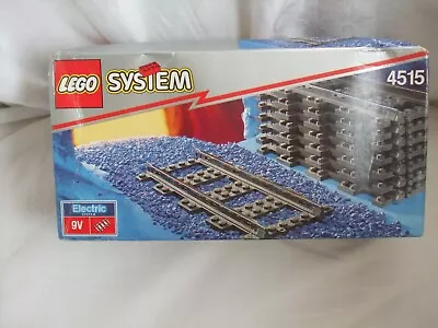 Buy Lego 4515 Metal Straight Track Rails 9V X 8 BRAND NEW SEALED BOX • 19.99£