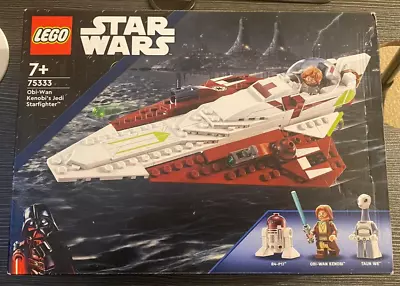 Buy LEGO Star Wars 75333 Obi-Wan Kenobi’s Jedi Starfighter Set Brand New • 0.99£