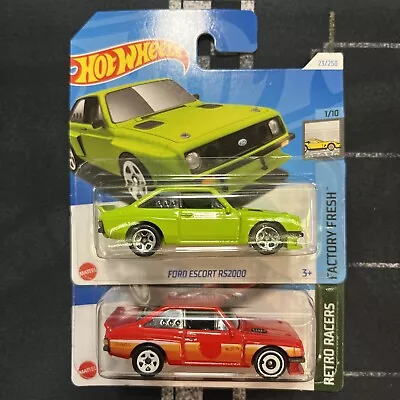 Buy Hot Wheels Escort Bundle - Ford Escort RS2000 Green And Red Models • 12.99£