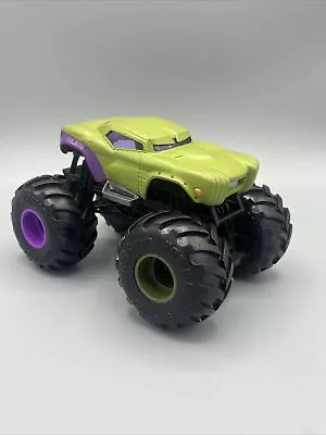 Buy The Hulk Monster Jam 1:24 Monster Truck Hot Wheels Diecast Model Marvel Avengers • 9.99£