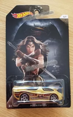Buy Hot Wheels · Wonder Woman Power Pistons · Long Card · New In Sealed Pack • 5£