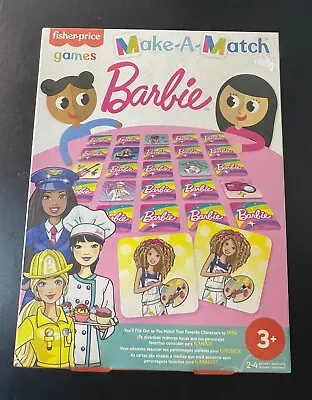 Buy Barbie Make-A-Match Card Game Fisher Price--Age 3+-- New • 14.45£