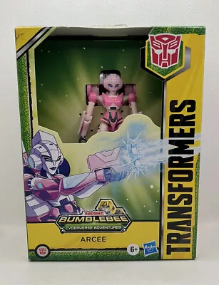 Buy Transformers Arcee Deluxe Class Action Figure Bumblebee Cyberverse NEW UK Pink • 21.99£