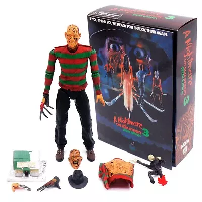 Buy NECA Freddy Krueger Nightmare On Elm Street 3 Dream 7  Action Figure Model Toy • 22.99£