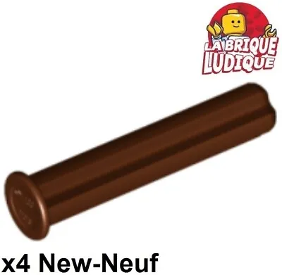 Buy Lego Technic 4x Axle 3 3L Connector Stop Brown/Reddish Brown 24316 New • 1.42£