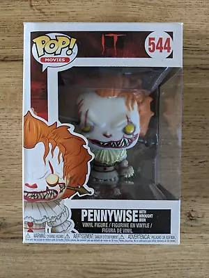 Buy Funko - POP! IT - Pennywise With Wrought Iron # 544 - Vaulted - Original Box F2 • 14.99£
