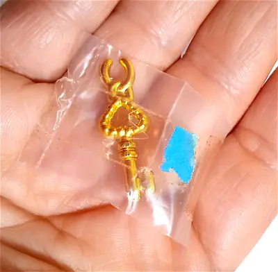 Buy 1993 Barbie Earring Magic Misb Key Gold Pendant - B868 • 10.30£