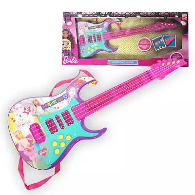 Buy Barbie Kids Electronic Guitar With Built In Music, Lights And Sounds NEW BOXED • 19.99£