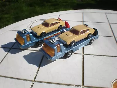 Buy Matchbox Lesney Super Kings K-2/5 Car Transporter And Ford Capri 1975 X2 • 14.99£