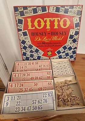 Buy Vintage Codeg Housey Housey Lotto Bingo Game In Box  • 4.25£